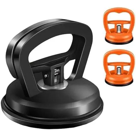 3 Pack Dent Puller,Car Dent Puller,Car Dent Remover Tools for Car Dent Repair, Glass, Screen, Tiles & Objects Moving Black&Orange Heavy Duty Hardware