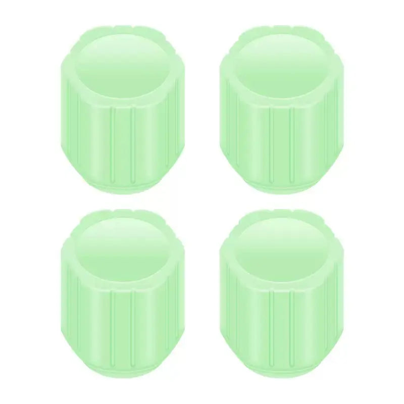 Luminous Tire Valve Stem Caps for Car, 8PCS Fluorescent Glow in the Dark Air Caps Cover, Illuminated Corrosion Resistant Tire Pressure Caps, Universal for Car, Truck, SUV, Motorcycles, Bike (Green)
