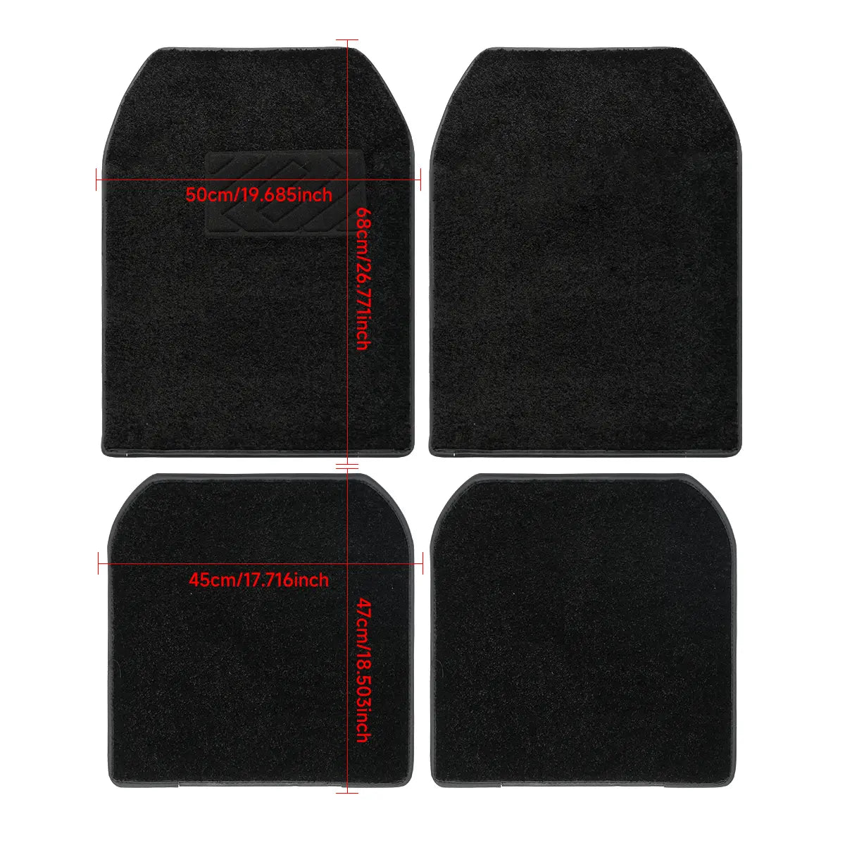 Car Waterproof Star Light Floor Mats Interior Ambient Lighting,With APP & Remote Control ,Car Mats Floor Carpet Starlights LED Light ,For Car Effect for Romantic Starlight Atmosphere Universal Fit Tiktokshopspringglowup