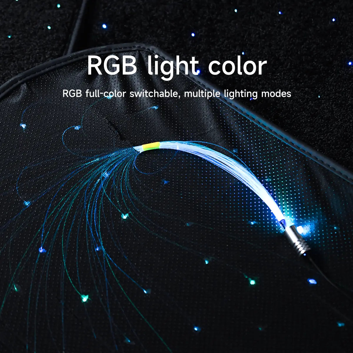 Car Waterproof Star Light Floor Mats Interior Ambient Lighting,With APP & Remote Control ,Car Mats Floor Carpet Starlights LED Light ,For Car Effect for Romantic Starlight Atmosphere Universal Fit Tiktokshopspringglowup